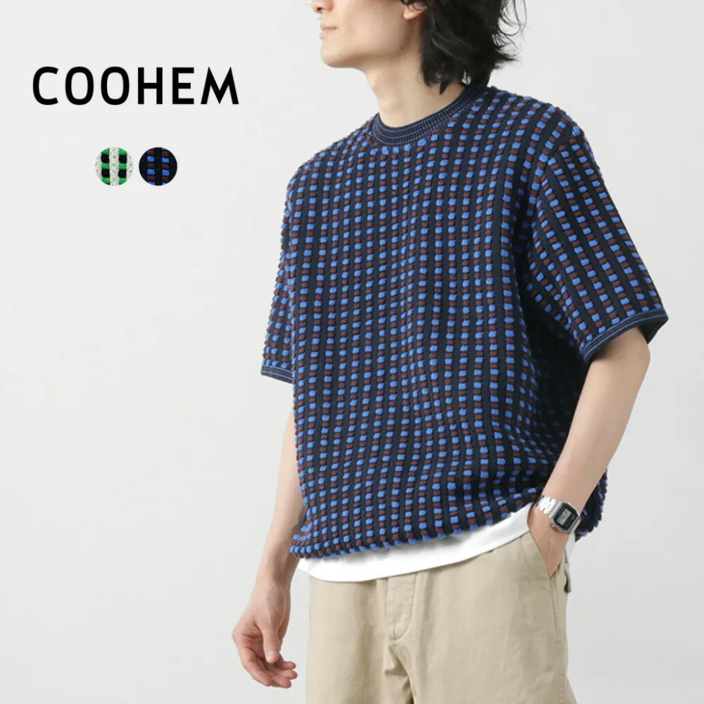 COOHEM Knits^/ Retro Wave Knit Pullover