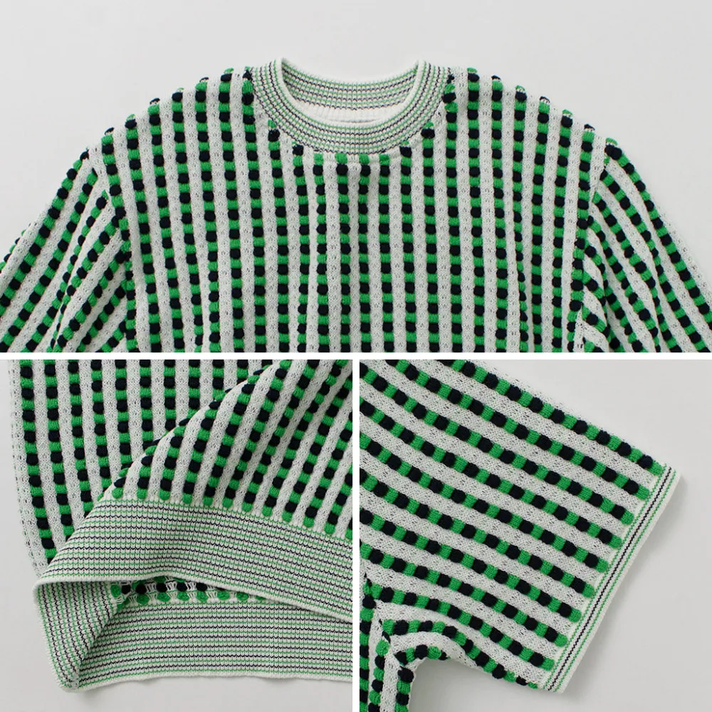 COOHEM Knits^/ Retro Wave Knit Pullover