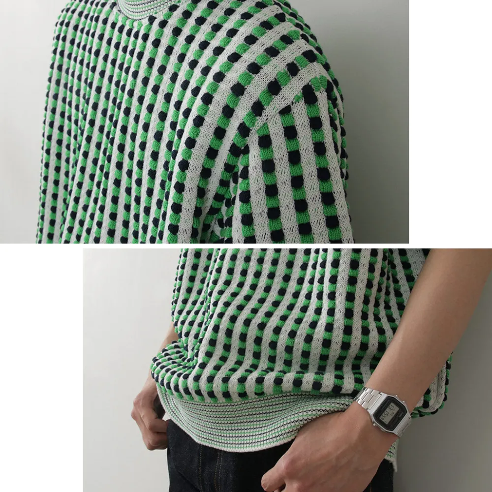 COOHEM Knits^/ Retro Wave Knit Pullover
