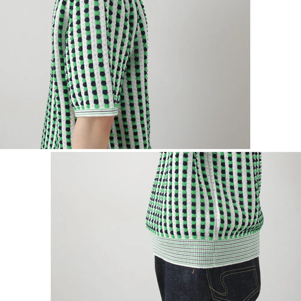 COOHEM Knits^/ Retro Wave Knit Pullover