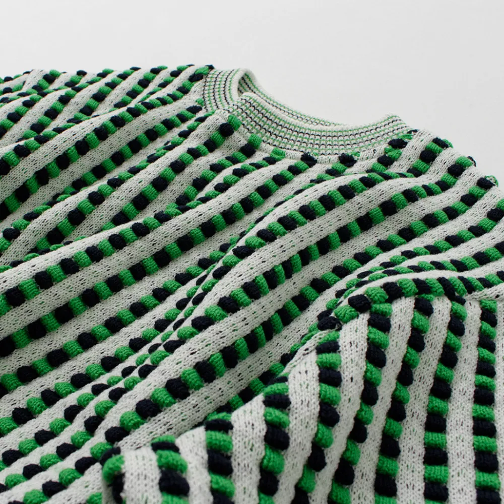 COOHEM Knits^/ Retro Wave Knit Pullover