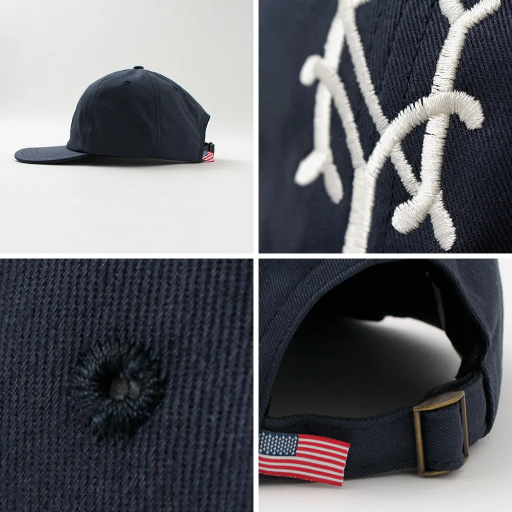 COOPERSTOWN BALL CAP Hats^/ Cotton Hard Visor Cap