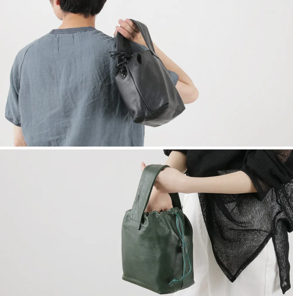 CREED Tote Bags^/ Drawstring Tote Cowhide Leather