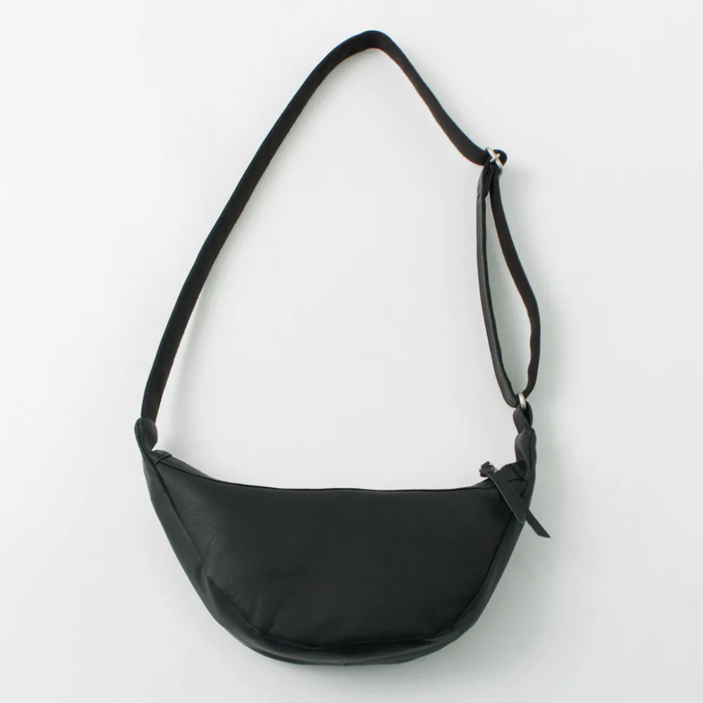CREED Shoulder Bags^/ Leather Shoulder Bag black