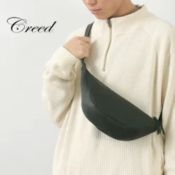 CREED Shoulder Bags^/ Leather Shoulder Bag black