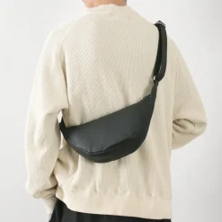 CREED Shoulder Bags^/ Leather Shoulder Bag black