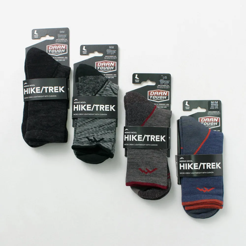 DARN TOUGH Socks^/ Light Hiker Micro Crew Lightweight Cushion Socks