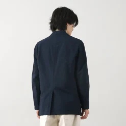 D.C.WHITE Jackets^/ Cotton Linen Summer Blazer navy
