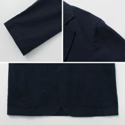 D.C.WHITE Jackets^/ Cotton Linen Summer Blazer navy