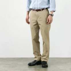 D.C.WHITE Work Pants & Chinos^/ Cotton twill regular silhouette chinos