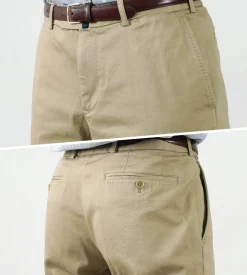 D.C.WHITE Work Pants & Chinos^/ Cotton twill regular silhouette chinos
