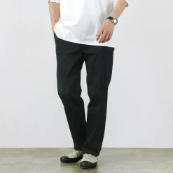 D.C.WHITE Work Pants & Chinos^/ Cotton twill regular silhouette chinos
