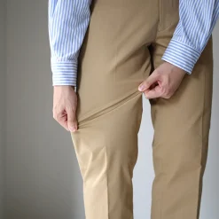 D.C.WHITE Work Pants & Chinos^/ High-density Chino Stretch Slim Tapered Pants