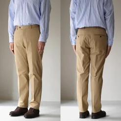 D.C.WHITE Work Pants & Chinos^/ High-density Chino Stretch Slim Tapered Pants