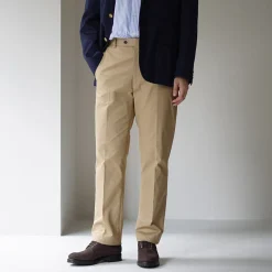 D.C.WHITE Work Pants & Chinos^/ High-density Chino Stretch Slim Tapered Pants