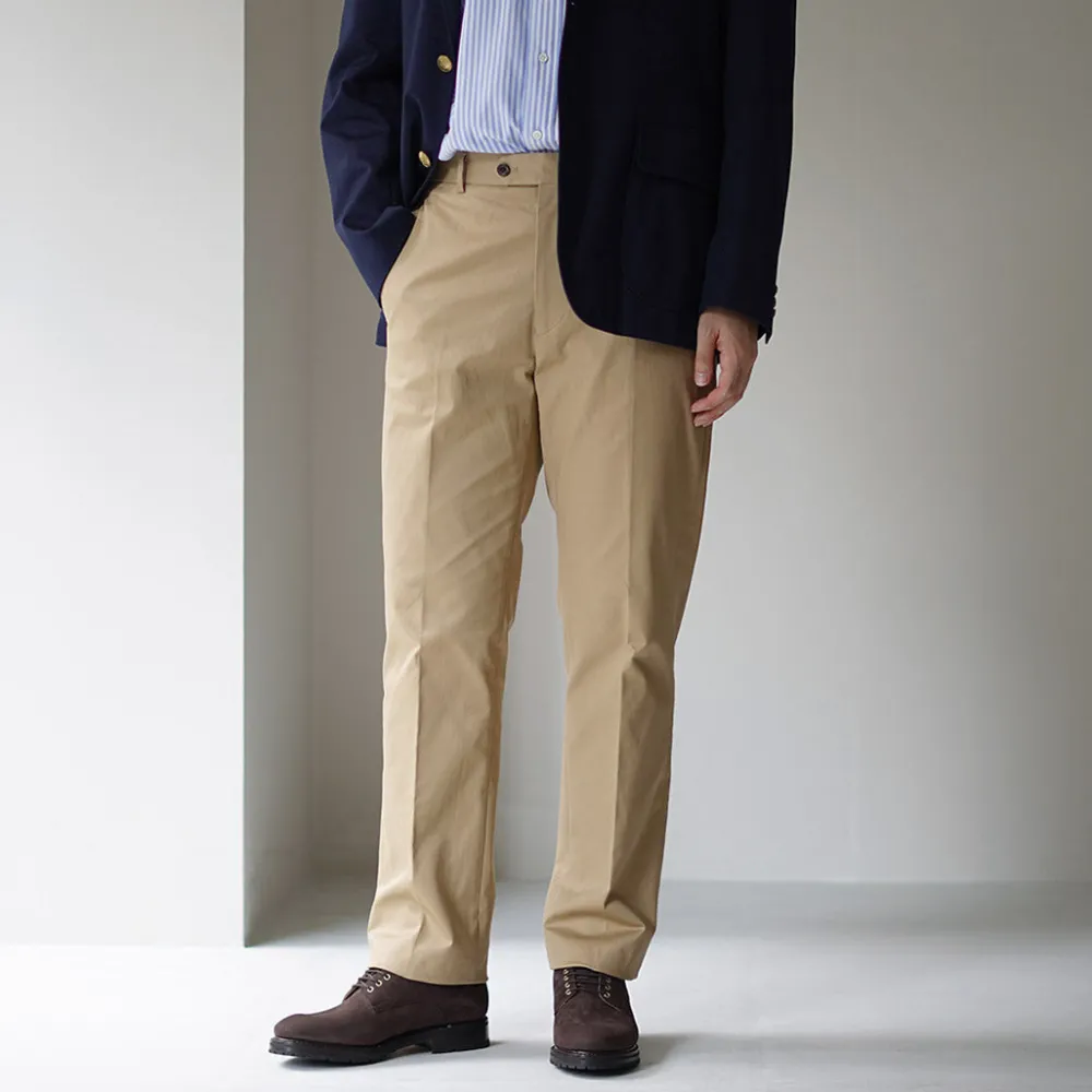 D.C.WHITE Work Pants & Chinos^/ High-density Chino Stretch Slim Tapered Pants