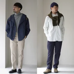D.C.WHITE Work Pants & Chinos^/ High-density Chino Stretch Slim Tapered Pants
