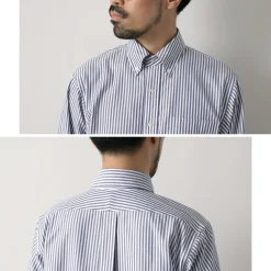 D.C.WHITE Shirts^/ Ivy Stripe Button Down Shirt