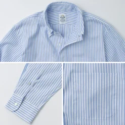 D.C.WHITE Shirts^/ Ivy Stripe Button Down Shirt