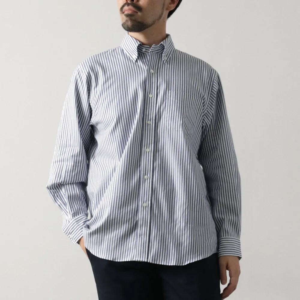 D.C.WHITE Shirts^/ Ivy Stripe Button Down Shirt