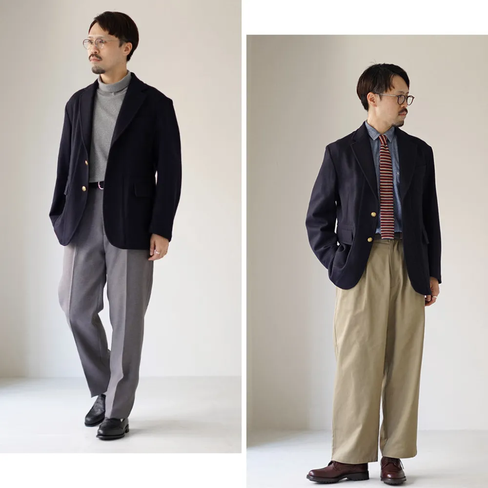 D.C.WHITE Jackets^/ sports blazer navy