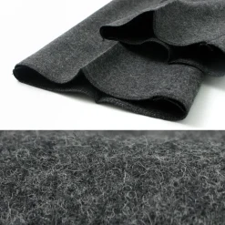 D.C.WHITE Trousers^/ Wool Melton Tapered Trousers gray