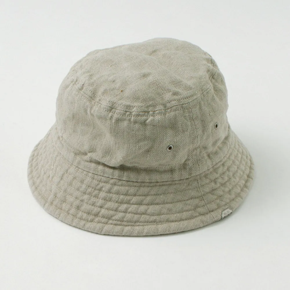 DECHO Hats^/ Linen Bucket Hat