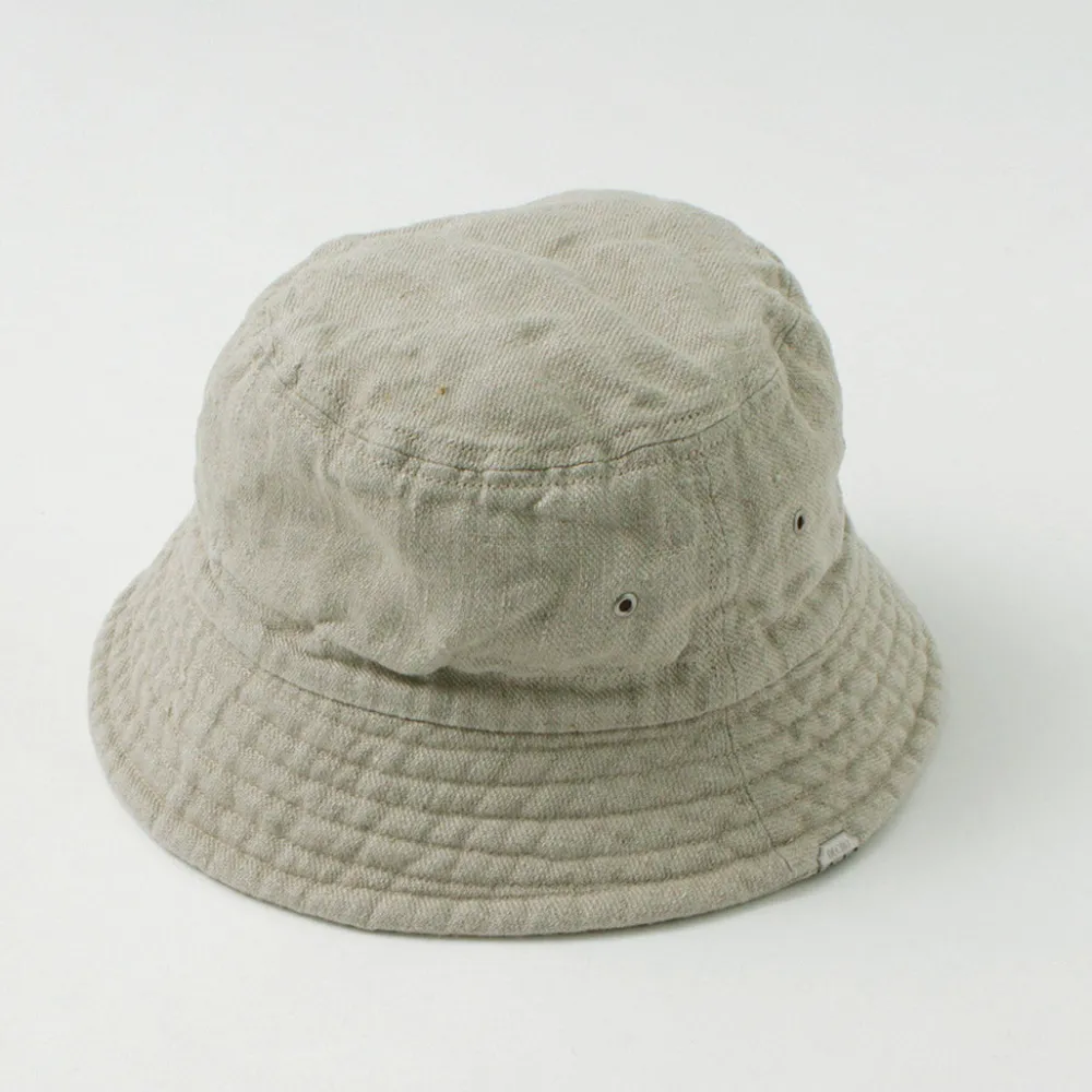 DECHO Hats^/ Linen Bucket Hat