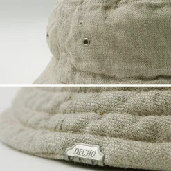 DECHO Hats^/ Linen Bucket Hat