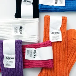 DECKA QUALITY SOCKS Socks^/ Heavyweight Plain Crew Socks
