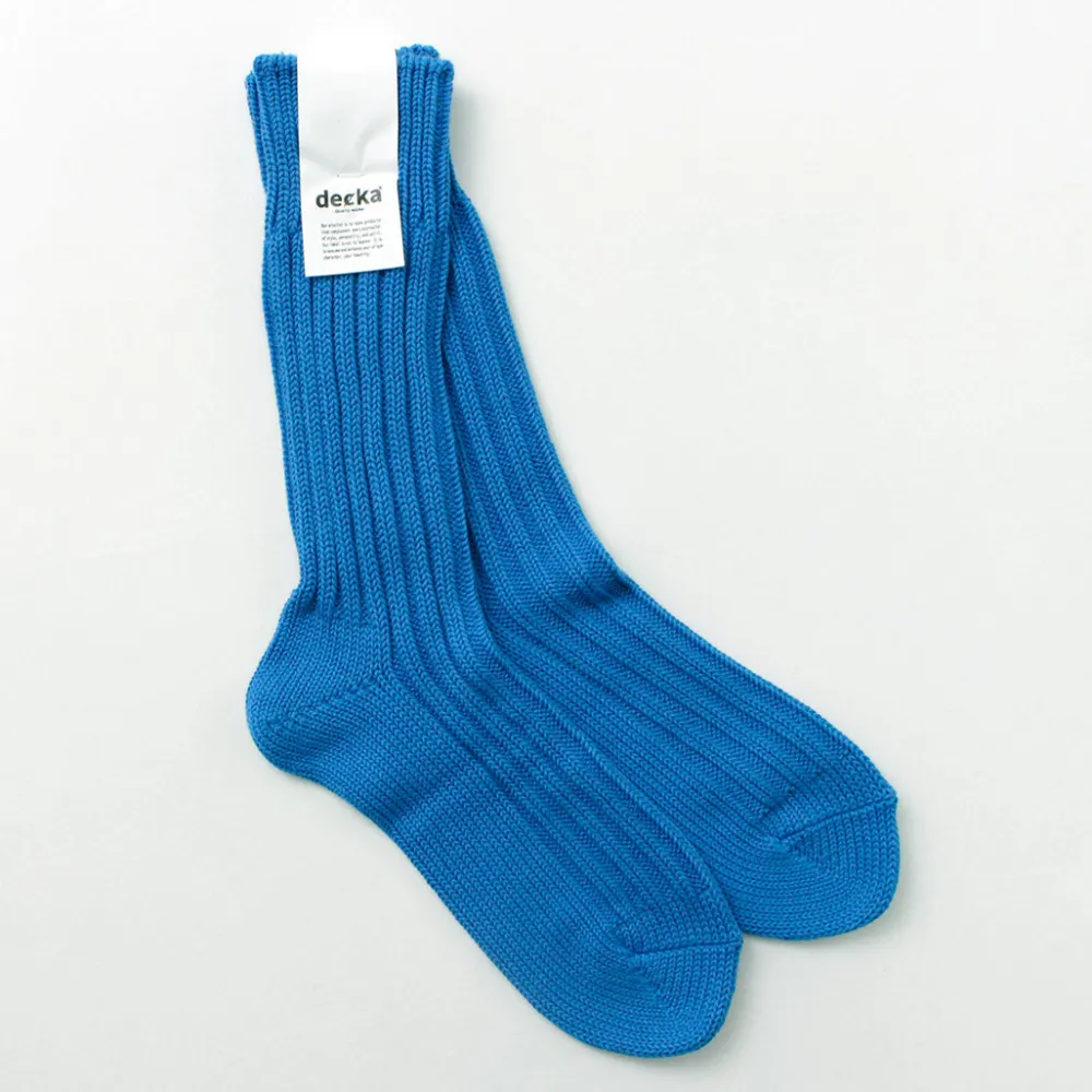 DECKA QUALITY SOCKS Socks^/ Heavyweight Plain Crew Socks