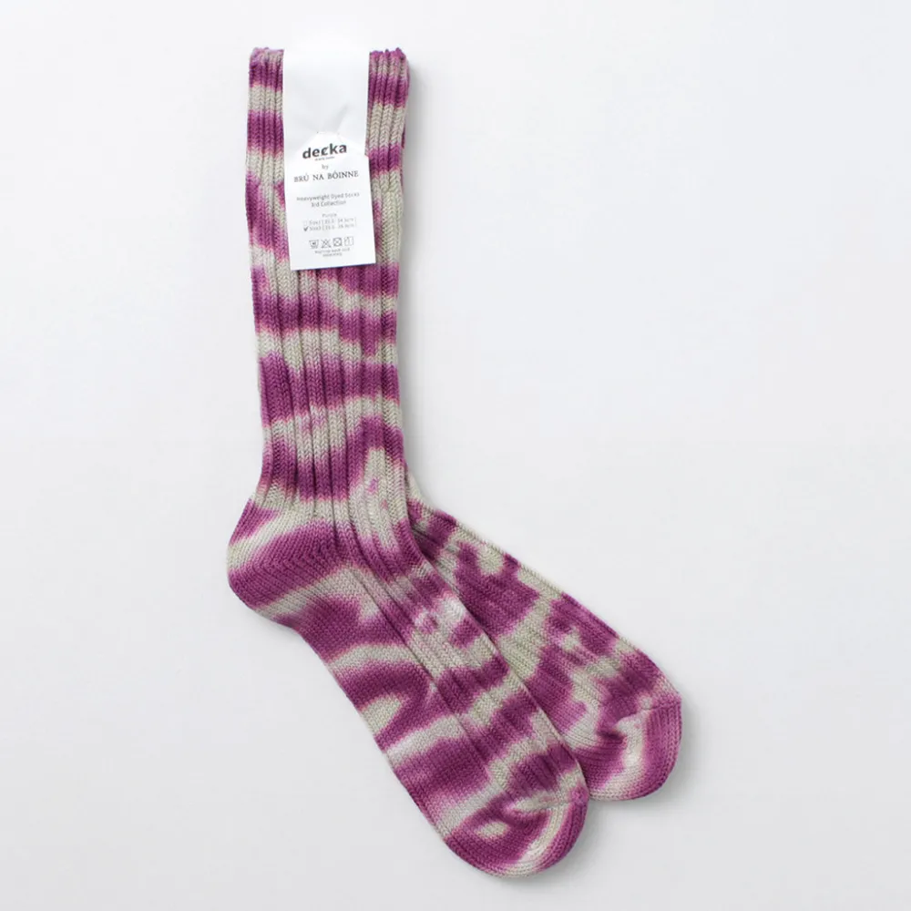 DECKA QUALITY SOCKS Socks^/ Heavyweight tie-dye socks