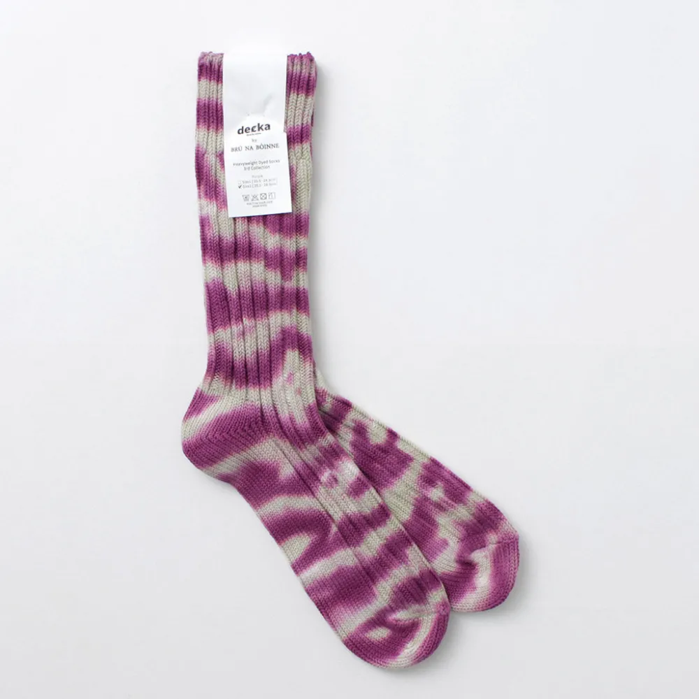 DECKA QUALITY SOCKS Socks^/ Heavyweight tie-dye socks