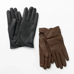 DENTS Gloves^/ Bisley / Cashmere-lined leather gloves