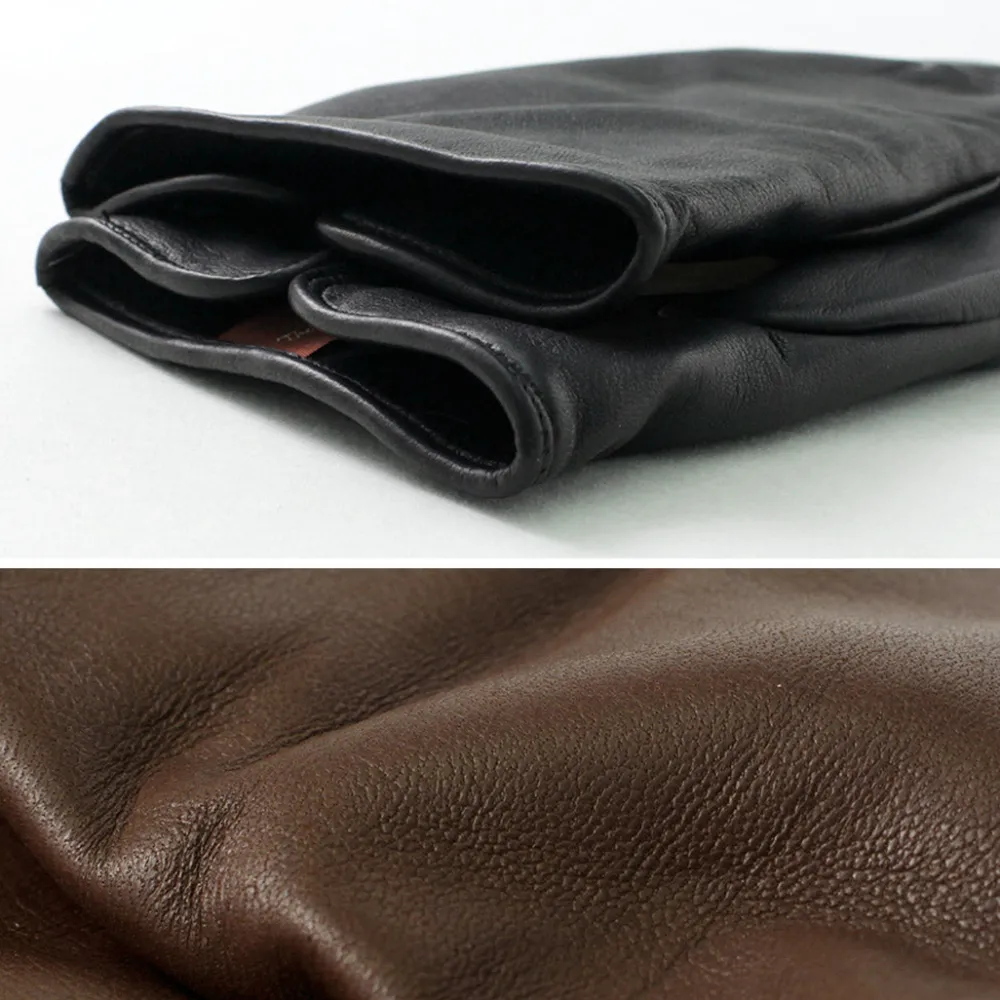 DENTS Gloves^/ Bisley / Cashmere-lined leather gloves
