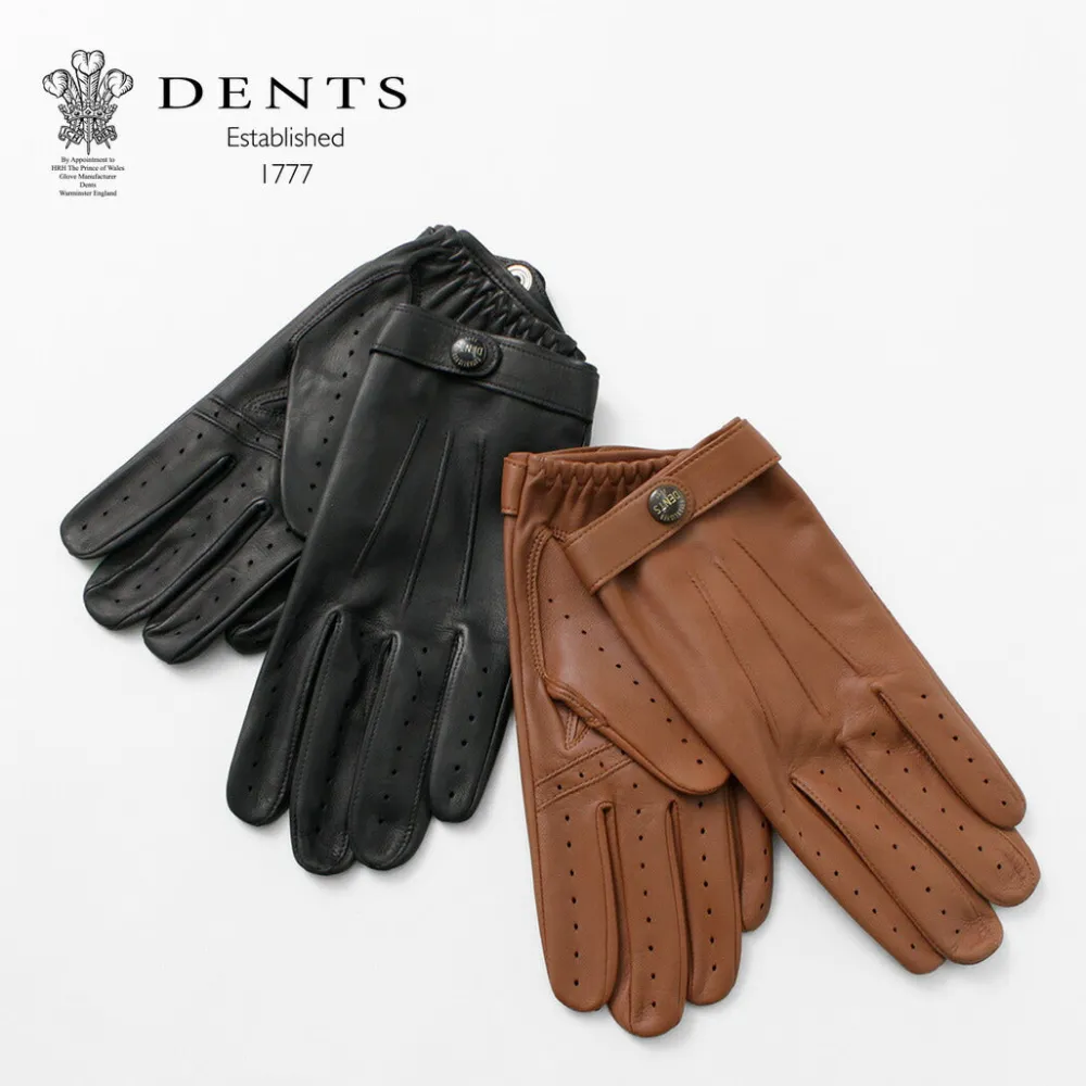 DENTS Gloves^/ Fleming / Perforated leather gloves