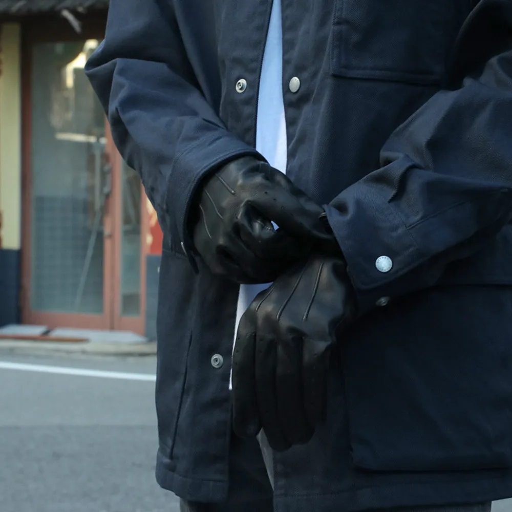 DENTS Gloves^/ Fleming / Perforated leather gloves