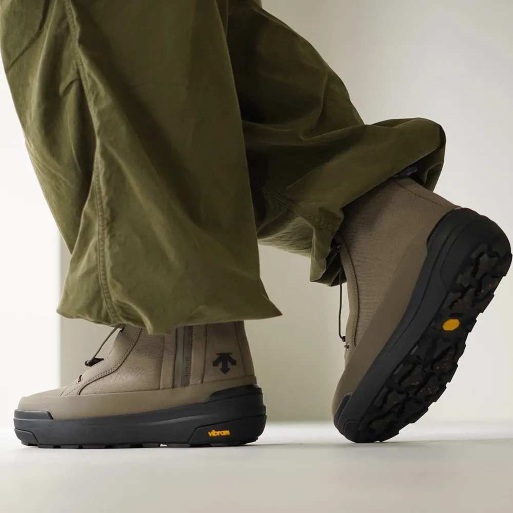 DESCENTE Sneakers^/ High Cut Side Zip Lace Up Boots