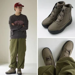 DESCENTE Sneakers^/ High Cut Side Zip Lace Up Boots