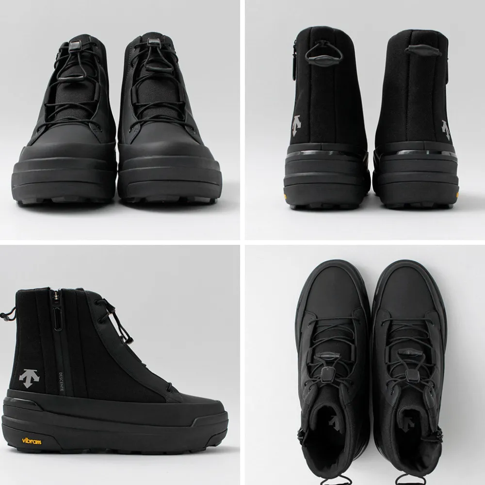 DESCENTE Sneakers^/ High Cut Side Zip Lace Up Boots