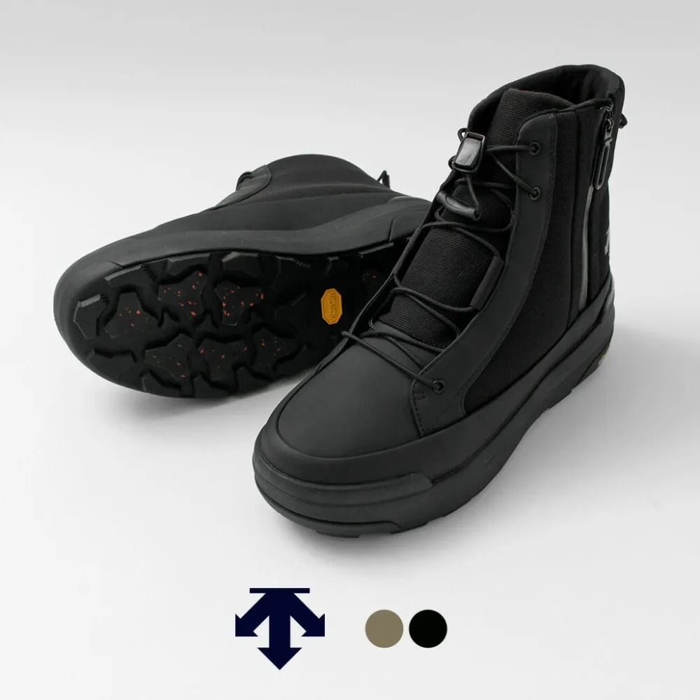 DESCENTE Sneakers^/ High Cut Side Zip Lace Up Boots