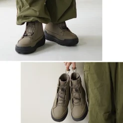 DESCENTE Sneakers^/ High Cut Side Zip Lace Up Boots