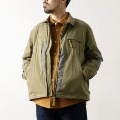 DIP/DZT Jackets^DIP/DZT / Combi stand collar blouson khaki