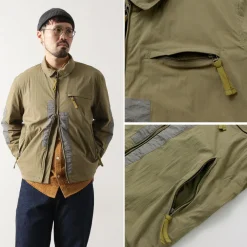 DIP/DZT Jackets^DIP/DZT / Combi stand collar blouson khaki