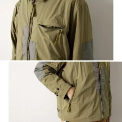 DIP/DZT Jackets^DIP/DZT / Combi stand collar blouson khaki