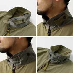 DIP/DZT Jackets^DIP/DZT / Combi stand collar blouson khaki