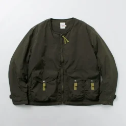 DIP/DZT Jackets^DIP/DZT / No-collar blouson olive
