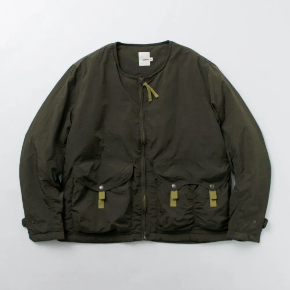 DIP/DZT Jackets^DIP/DZT / No-collar blouson olive