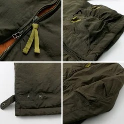 DIP/DZT Jackets^DIP/DZT / No-collar blouson olive