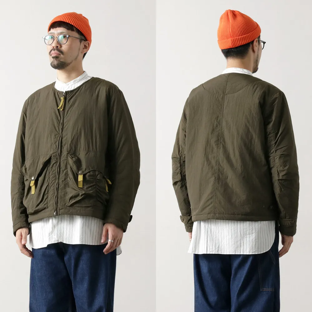 DIP/DZT Jackets^DIP/DZT / No-collar blouson olive